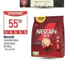 Globus Nescafé rozpustná káva nabídka