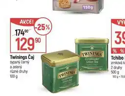 Globus Twinings čaj nabídka