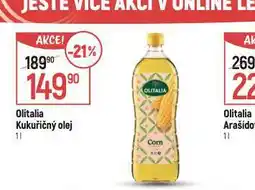 Globus Olitalia kukuřičný olej nabídka