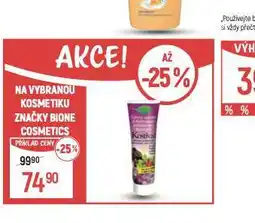 Globus Bione kosmetika nabídka