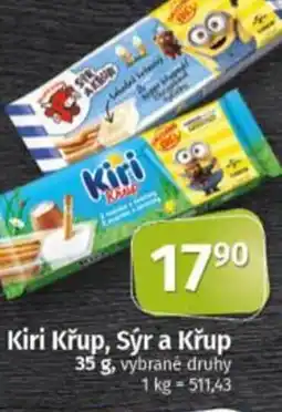 Coop Kiri Křup, Sýr a Křup nabídka
