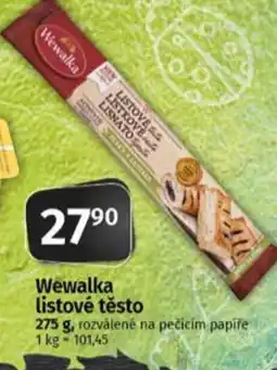 Coop Wewalka listové těsto nabídka