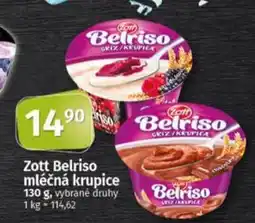 Coop Zott Belriso mléčná krupice nabídka