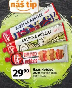 Coop Haas Hořčice nabídka