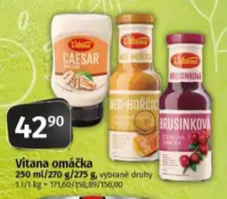 Coop Vitana omáčka nabídka