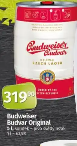 Coop Budweiser Budvar Original nabídka
