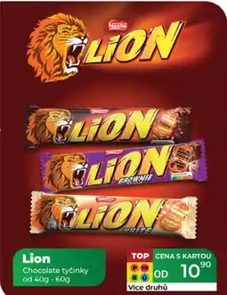 Tamda Foods Lion Chocolate tyčinky nabídka