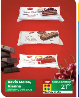 Tamda Foods Kavis Melsa, Vienna piškotový dort nabídka
