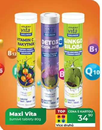 Tamda Foods Maxi Vita šumivé tablety nabídka