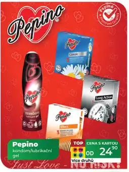 Tamda Foods PEPINO kondom/lubrikační gel nabídka