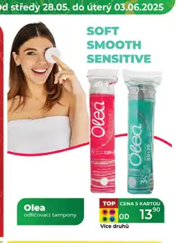 Tamda Foods OLEA odličovací tampony nabídka