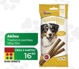 Tamda Foods AKINU Treatstick pamlsky nabídka
