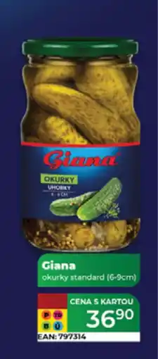 Tamda Foods Giana okurky standard nabídka