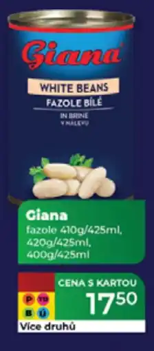 Tamda Foods Giana fazole nabídka
