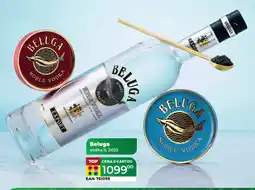 Tamda Foods BELUGA vodka nabídka