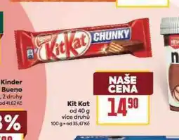 Billa Kit kat nabídka