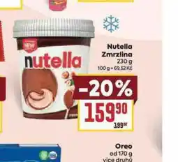 Billa Nutella zmrzllina nabídka