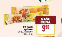 Billa Fit müsli tyčinka nabídka
