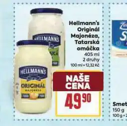 Billa Hellmann´s tatarská omáčka, majonéza nabídka