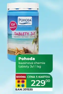 Tamda Foods POHODA bazénová chemie tablety 3v1 nabídka