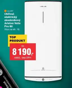 DEK Ohřívač elektrický zásobníkový Ariston Velis Pro 80 nabídka