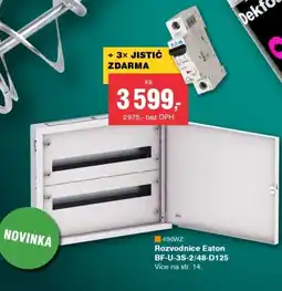 DEK Rozvodnice Eaton BF-U-3S-2/48-D125 Více na str. 14. nabídka