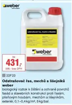 DEK WEBER Odstraňovač řas, mechů a lišejníků nabídka