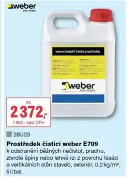 DEK WEBER Prostředek čisticí E709 nabídka