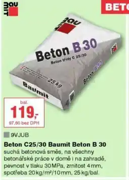 DEK Beton C25/30 Baumit Beton B 30 nabídka