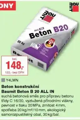 DEK Beton konstrukční Baumit Beton B 20 All In nabídka