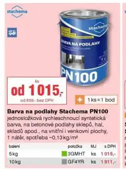 DEK Barva na podlahy Stachema PN100 nabídka