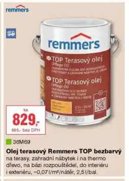 DEK Olej terasový Remmers Top bezbarvý nabídka