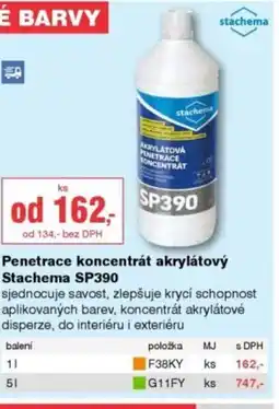 DEK Penetrace koncentrát akrylátový Stachema SP390 nabídka