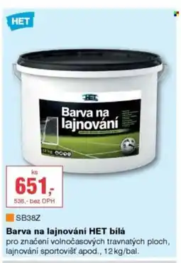DEK Barva na lajnování HET bílá nabídka