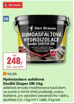 DEK Hydroizolace asfaltová DenBit Disper DN nabídka