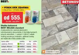 DEK Dlažba betonová BEST BELEZA standard nabídka