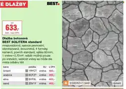 DEK Dlažba betonová BEST SOLITERA standard nabídka