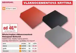 DEK Střešní krytina vláknocementová Swisspearl Betternit nabídka
