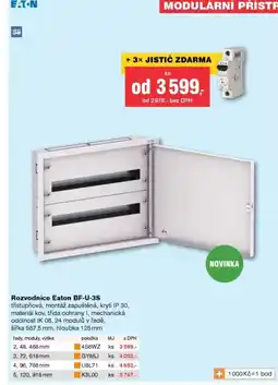 DEK Rozvodnice Eaton BF-U-3S nabídka