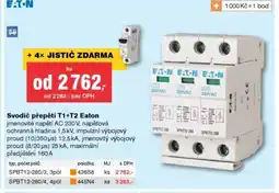 DEK Svodič přepětí T1+T2 Eaton nabídka