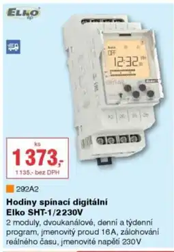 DEK Hodiny spínací digitální Elko SHT-1/2230V nabídka