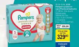 Tesco Pampers premium care Plenkové kalhotky, 31-48 ks nabídka