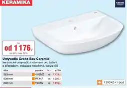DEK Umyvadlo Grohe Bau Ceramic nabídka