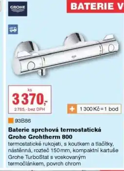 DEK Baterie sprchová termostatická Grohe Grohtherm 800 nabídka