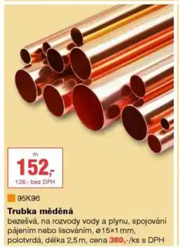 DEK Trubka měděná nabídka