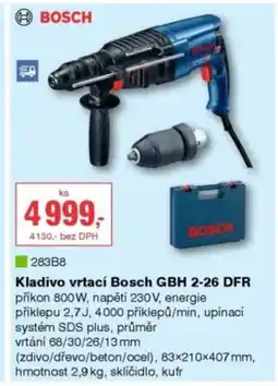 DEK BOSCH Kladivo vrtací GBH 2-26 DFR nabídka