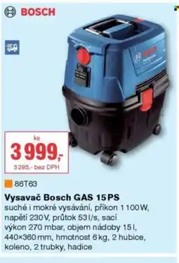 DEK BOSCH Vysavač GAS 15PS nabídka