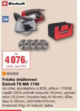 DEK Frézka drážkovací Einhell TE-MA 1700 nabídka