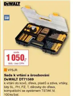 DEK DEWALT Sada k vrtání a šroubování DT71569 nabídka