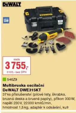 DEK DEWALT Multibruska oscilační DWE315KT nabídka